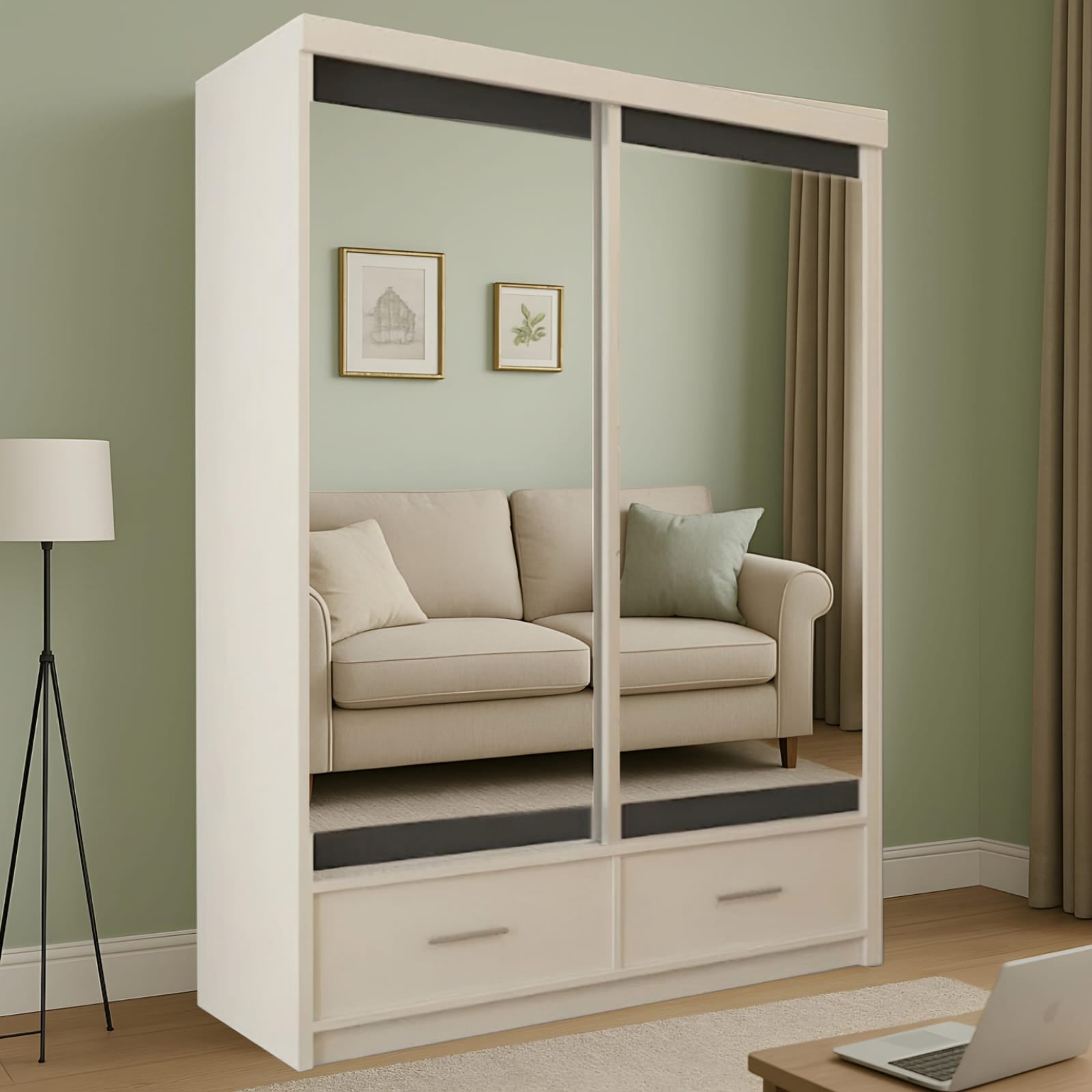 Mirovia 2 & 3 Doors Sliding Wardrobe