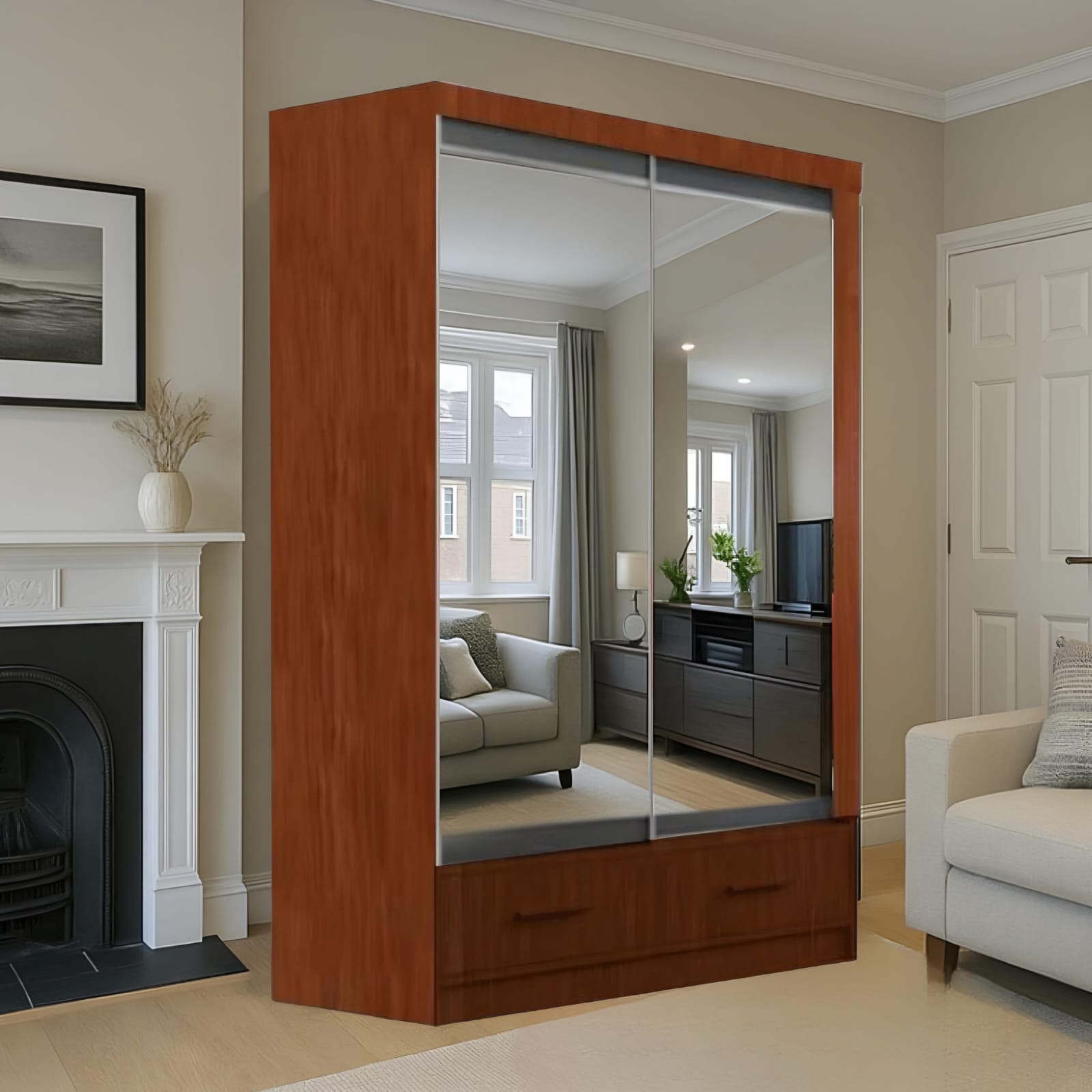 Mirovia 2 & 3 Doors Sliding Wardrobe