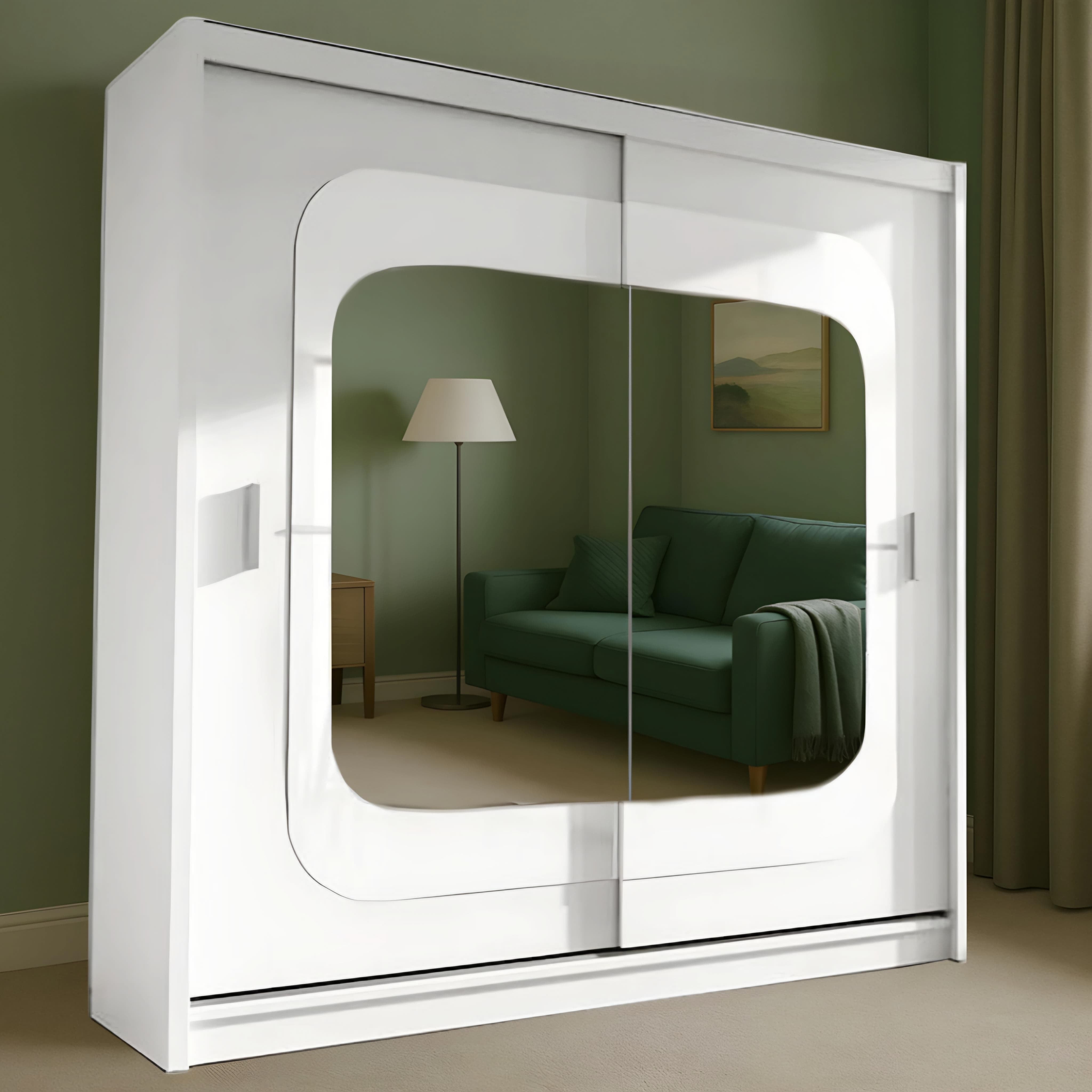 Catania 2 Doors Sliding Wardrobe