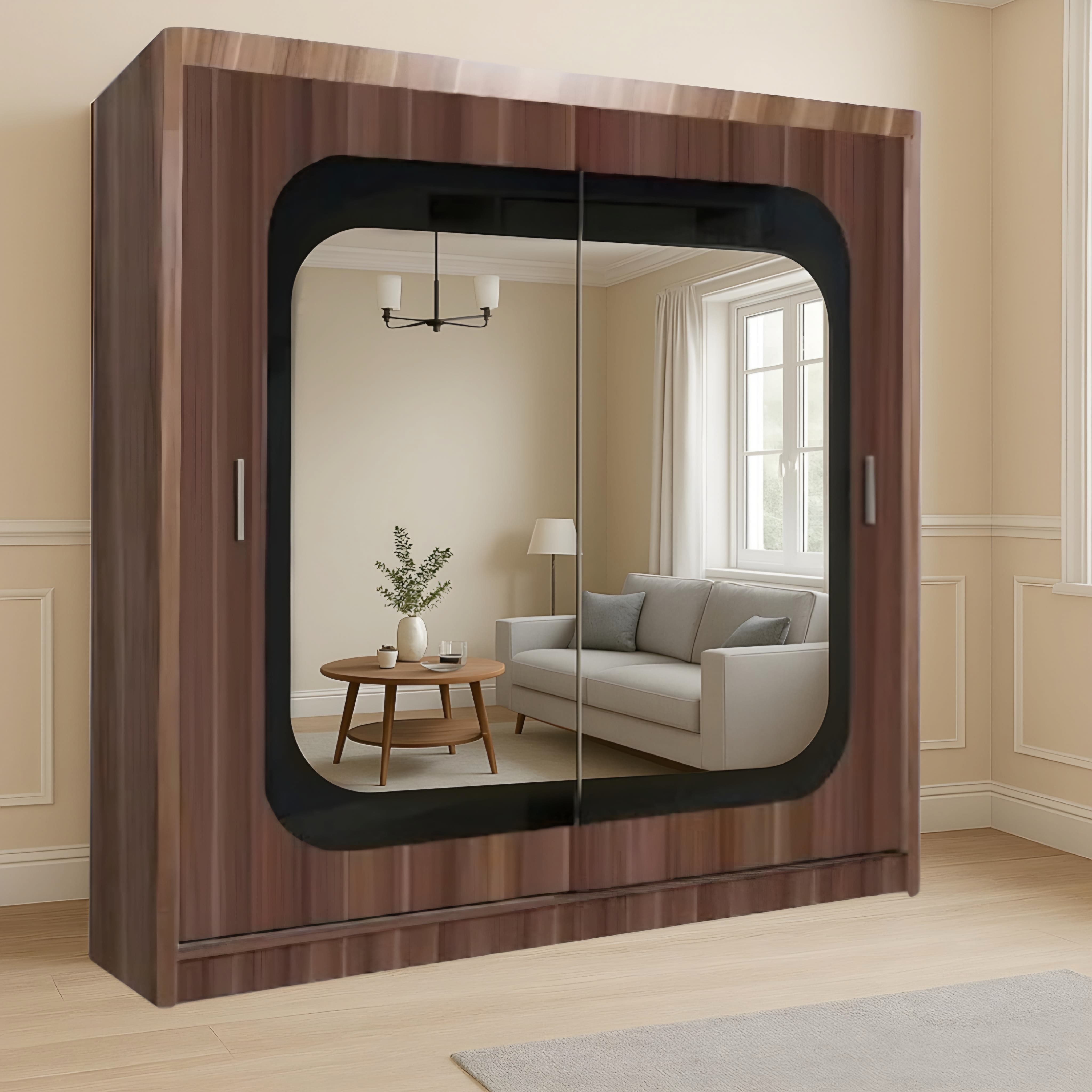 Catania 2 Doors Sliding Wardrobe