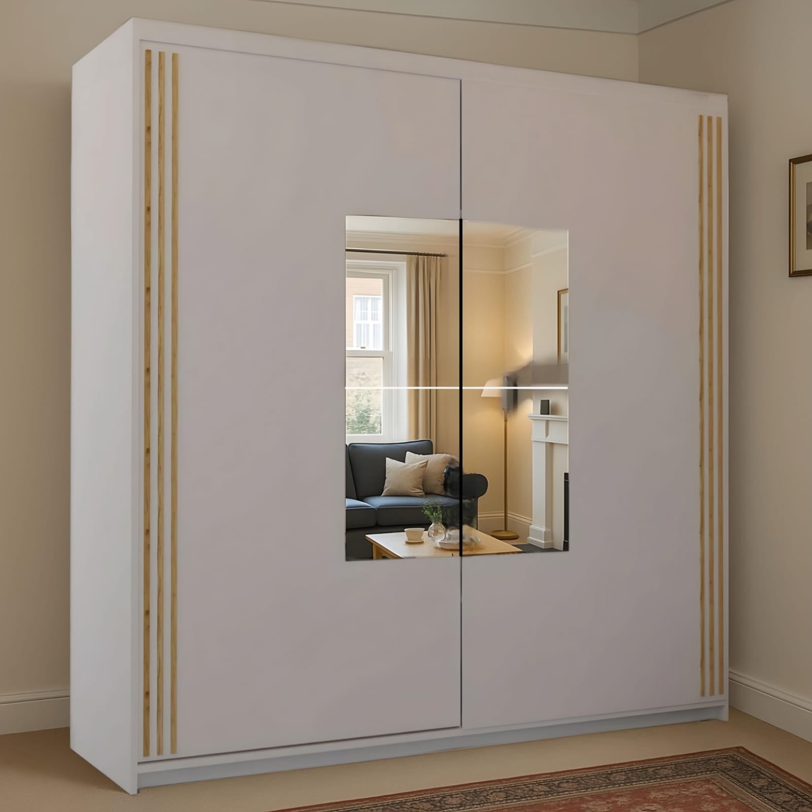 Messina 2 Doors Sliding Wardrobe