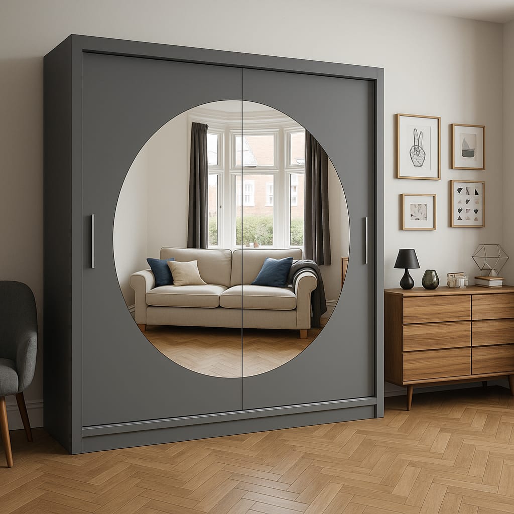 Genova 2 Doors Sliding Wardrobe