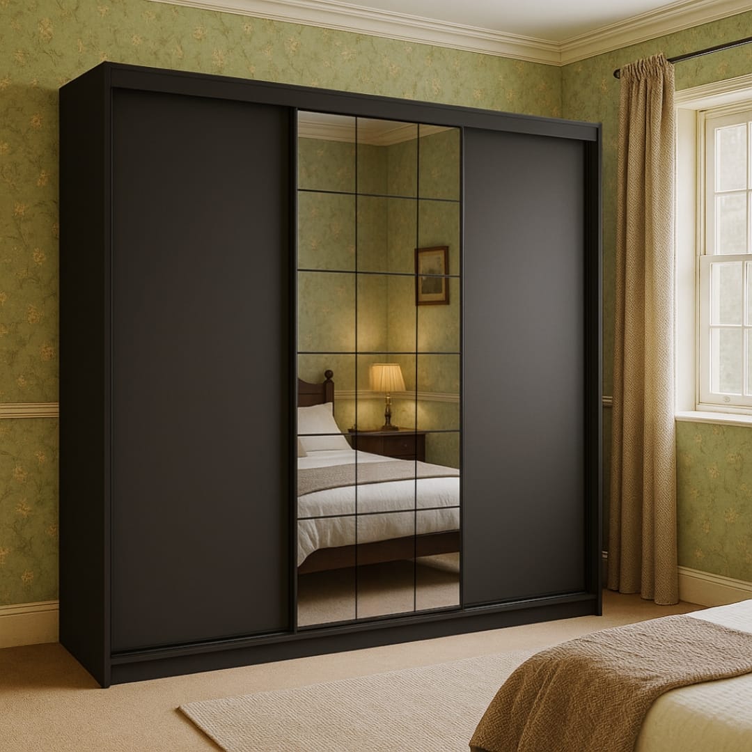 Clevora 2 & 3 Doors Sliding Wardrobe