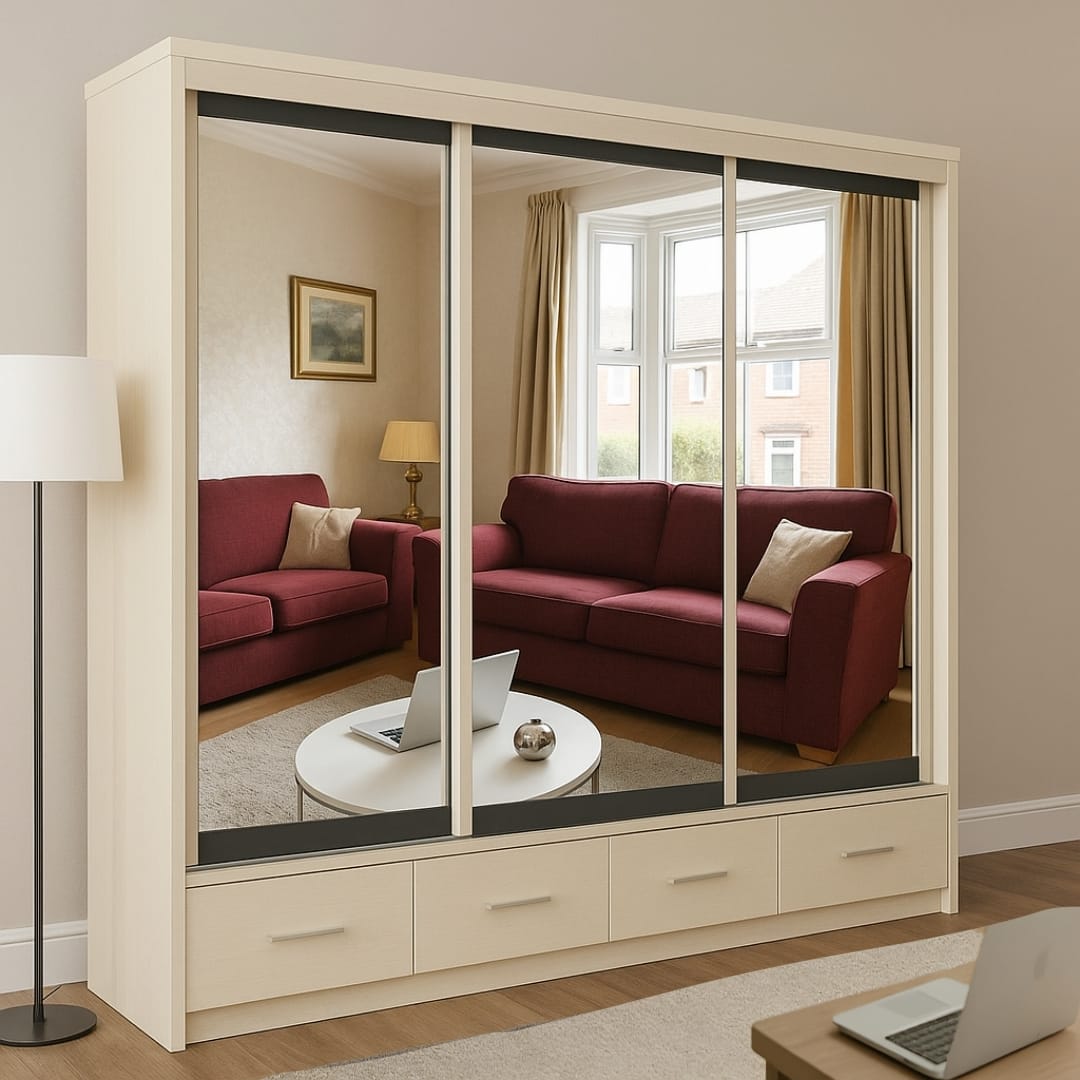 Mirovia 2 & 3 Doors Sliding Wardrobe