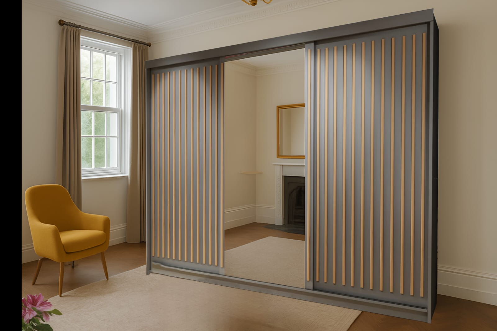 Trieste 2 & 3 Doors Sliding Wardrobe