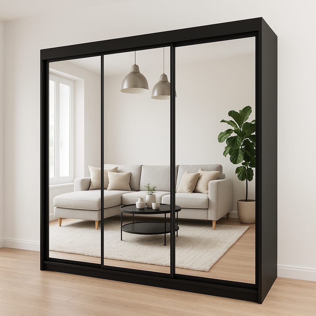 Crystallo 2 & 3 Doors Sliding Wardrobe