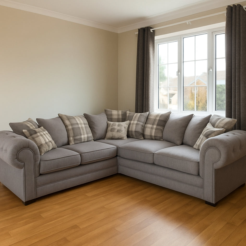 SITKRAFT 3+2 Seater and Corner Sofa Set