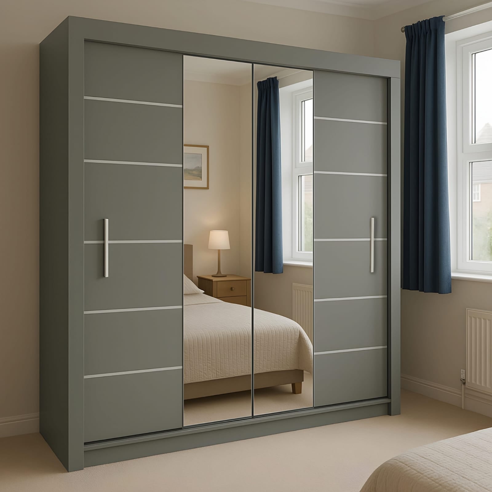 Dubai 2 Doors Sliding Wardrobe
