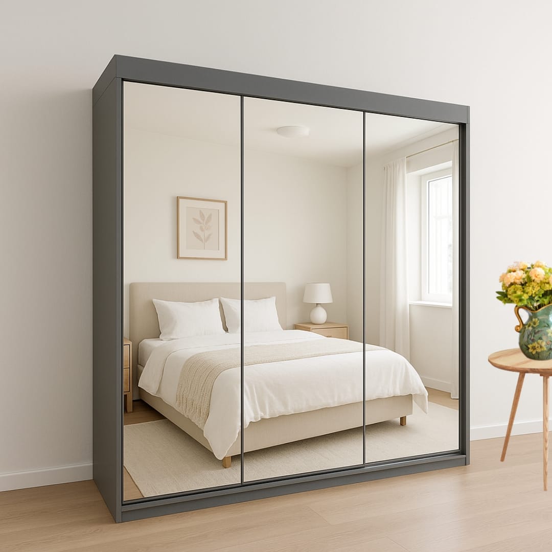 Crystallo 2 & 3 Doors Sliding Wardrobe