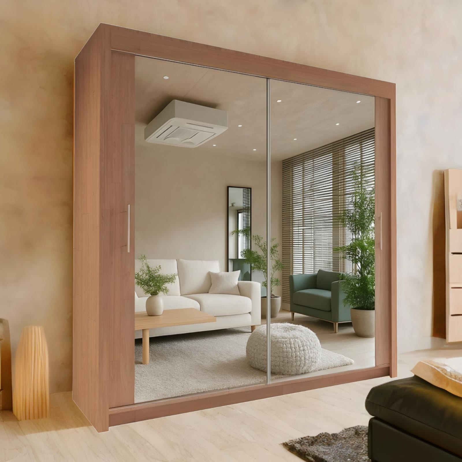 Crystallo 2 & 3 Doors Sliding Wardrobe