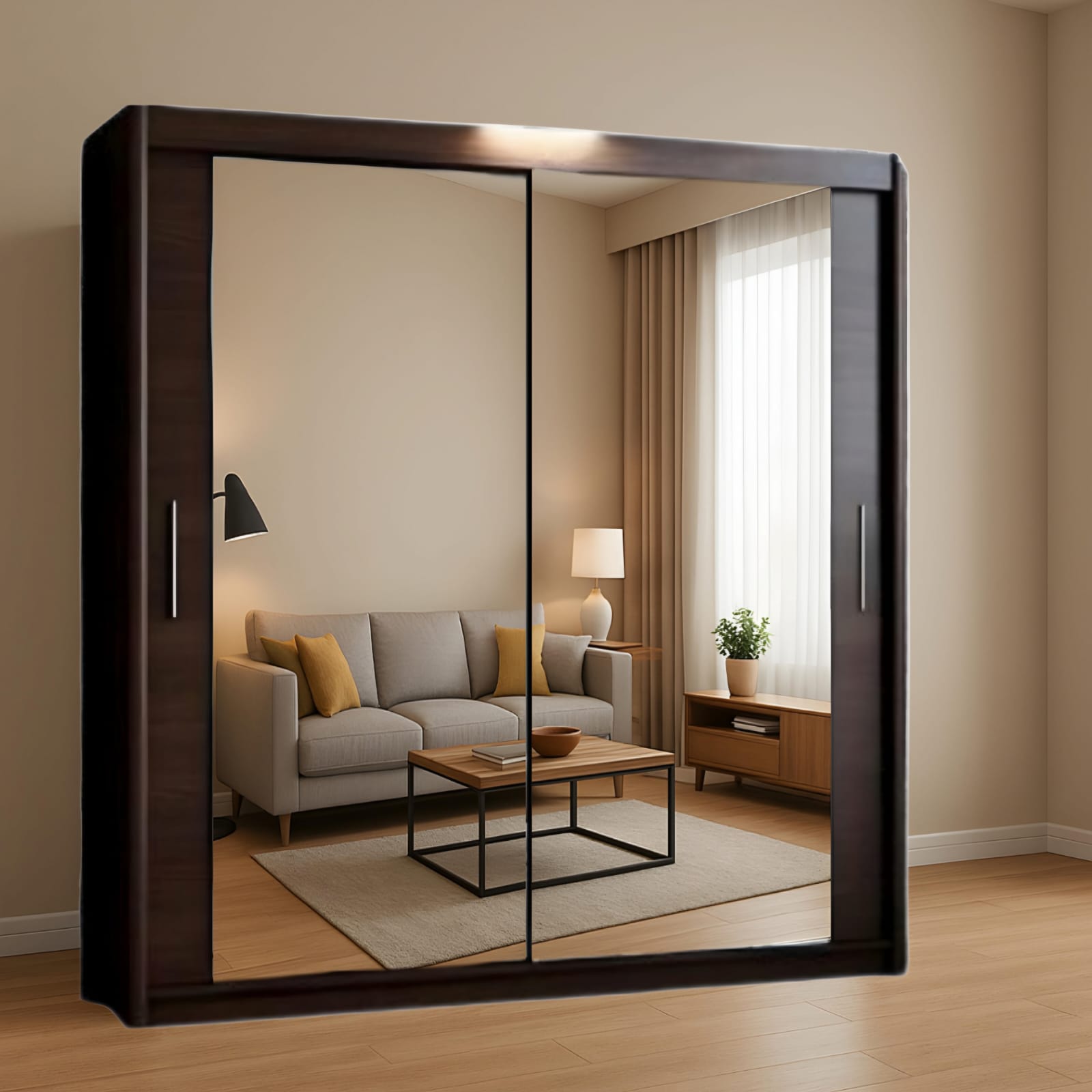 Crystallo 2 & 3 Doors Sliding Wardrobe