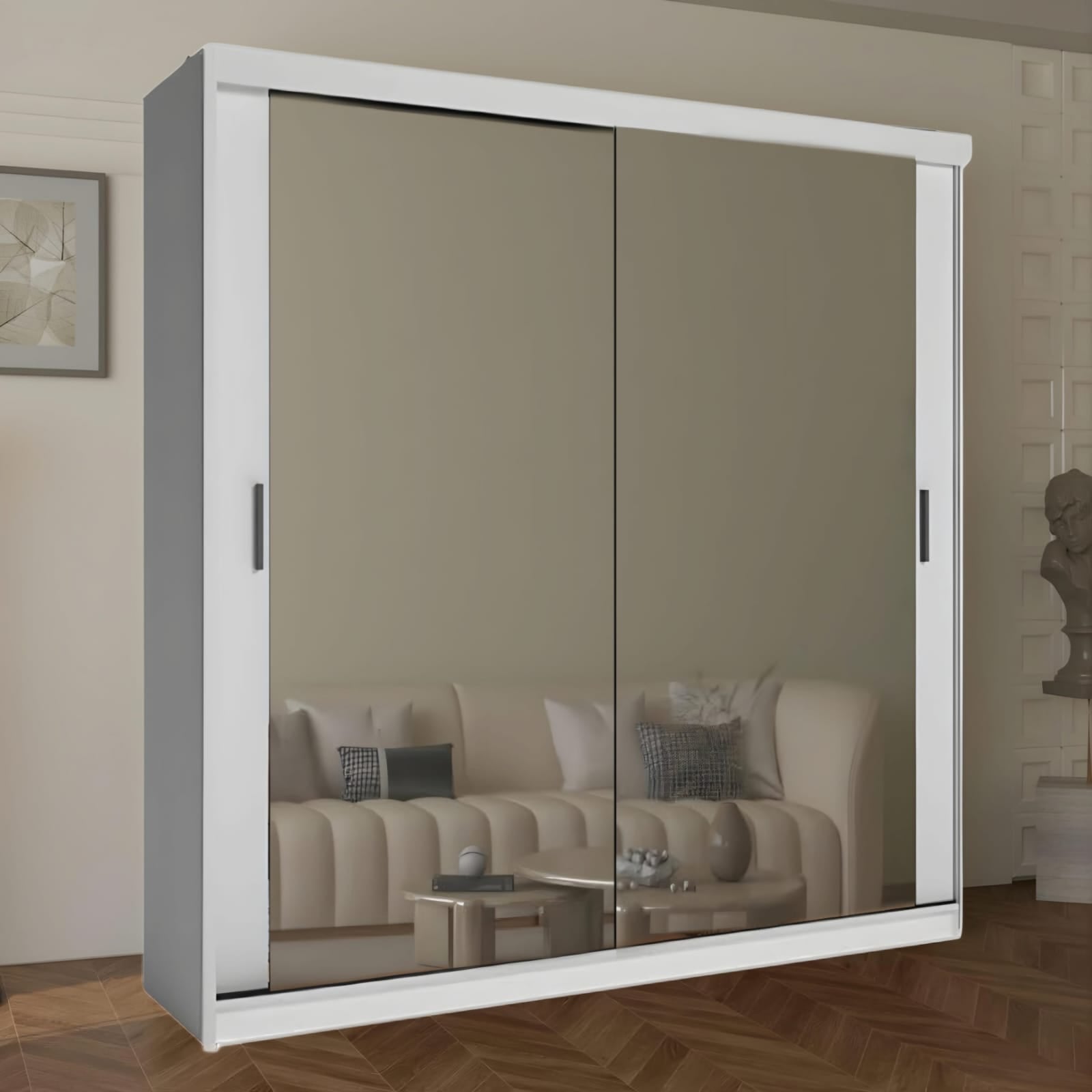 Crystallo 2 & 3 Doors Sliding Wardrobe
