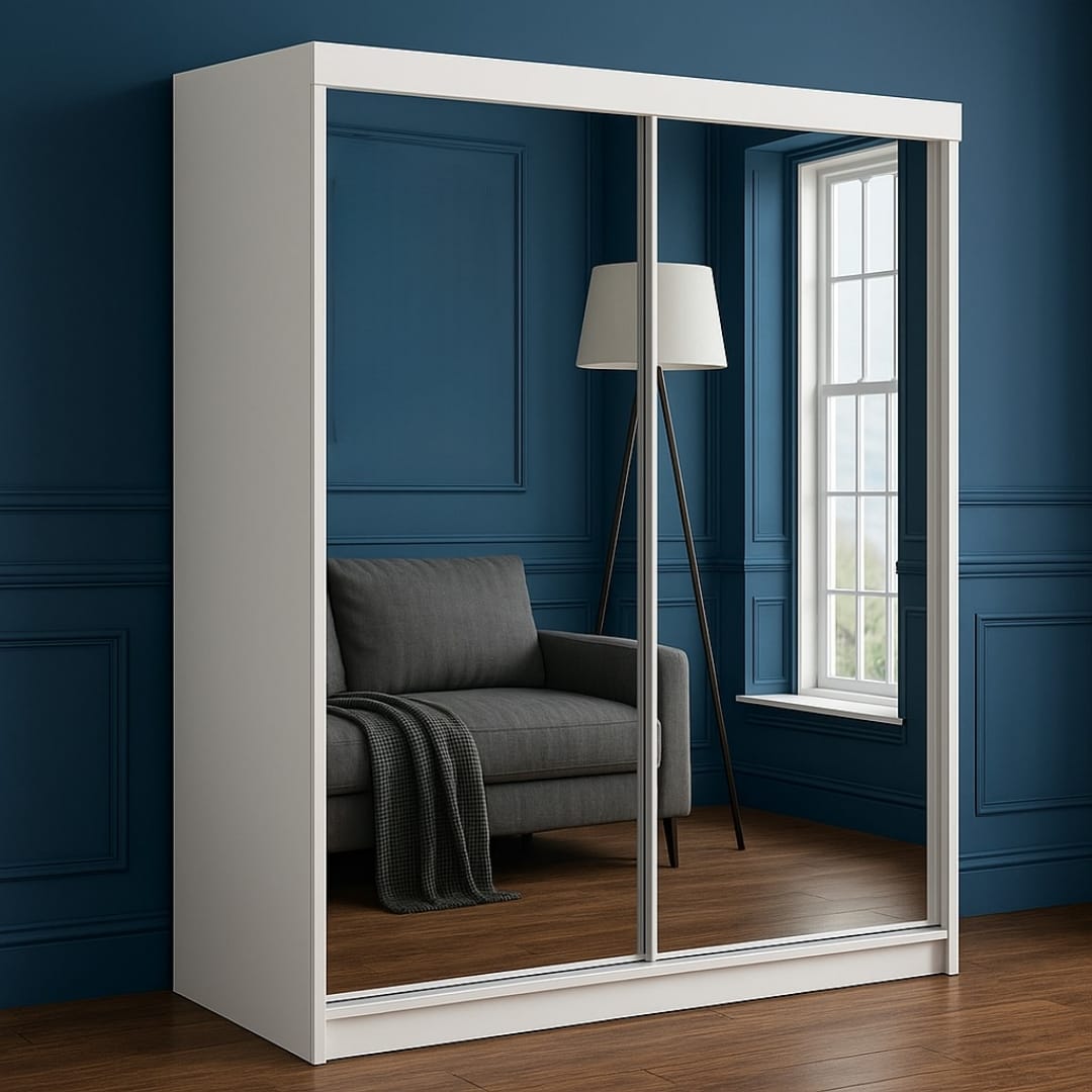 Florence 2 Doors With Inside Drawers Sliding Wardrobe