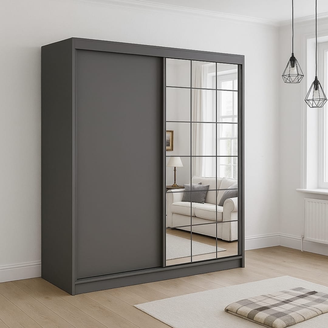Clevora 2 & 3 Doors Sliding Wardrobe