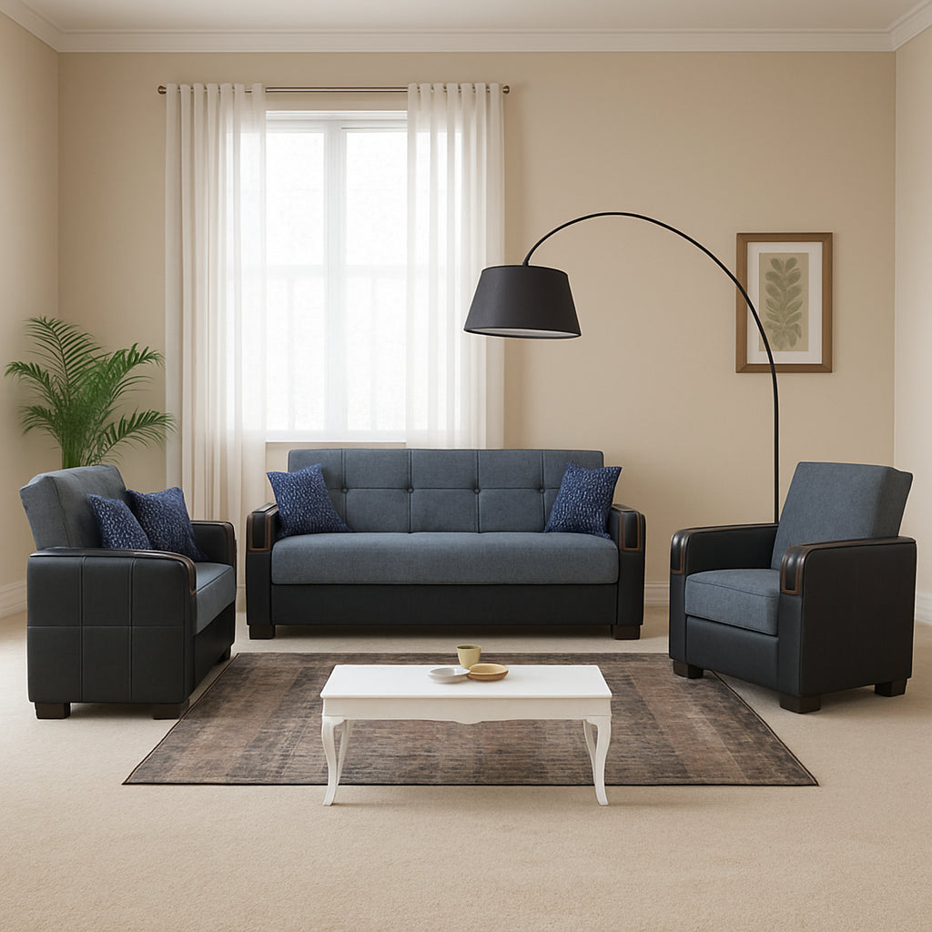 VIVELOUNGE 3+2+1 Seater Sofa Bed