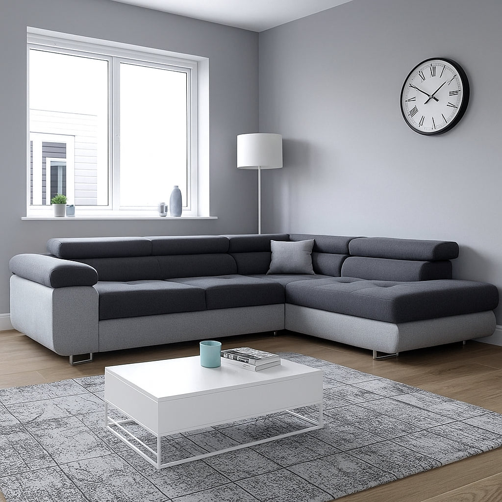 SITVO L SHAPE CORNER SOFA BED (With Storage Capacity)