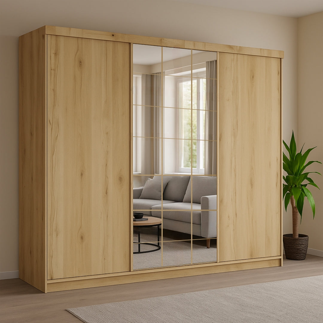 Clevora 2 & 3 Doors Sliding Wardrobe